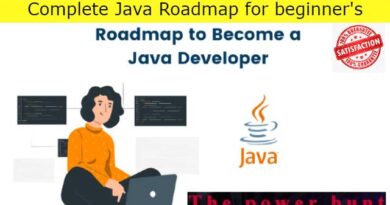 Complete Java Roadmap for beginners