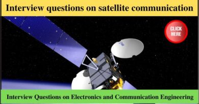 Interview questions on satellite communication
