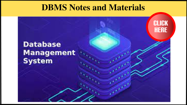 DBMS Notes and Materials