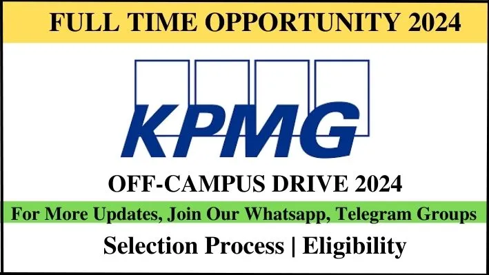 KPMG Hiring Analyst 2024, KPMG, Analyst, KPMG Jobs