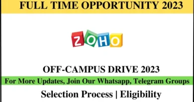 ZOHO Job vacancy alert 2024, ZOHO Careers, Job vacancy